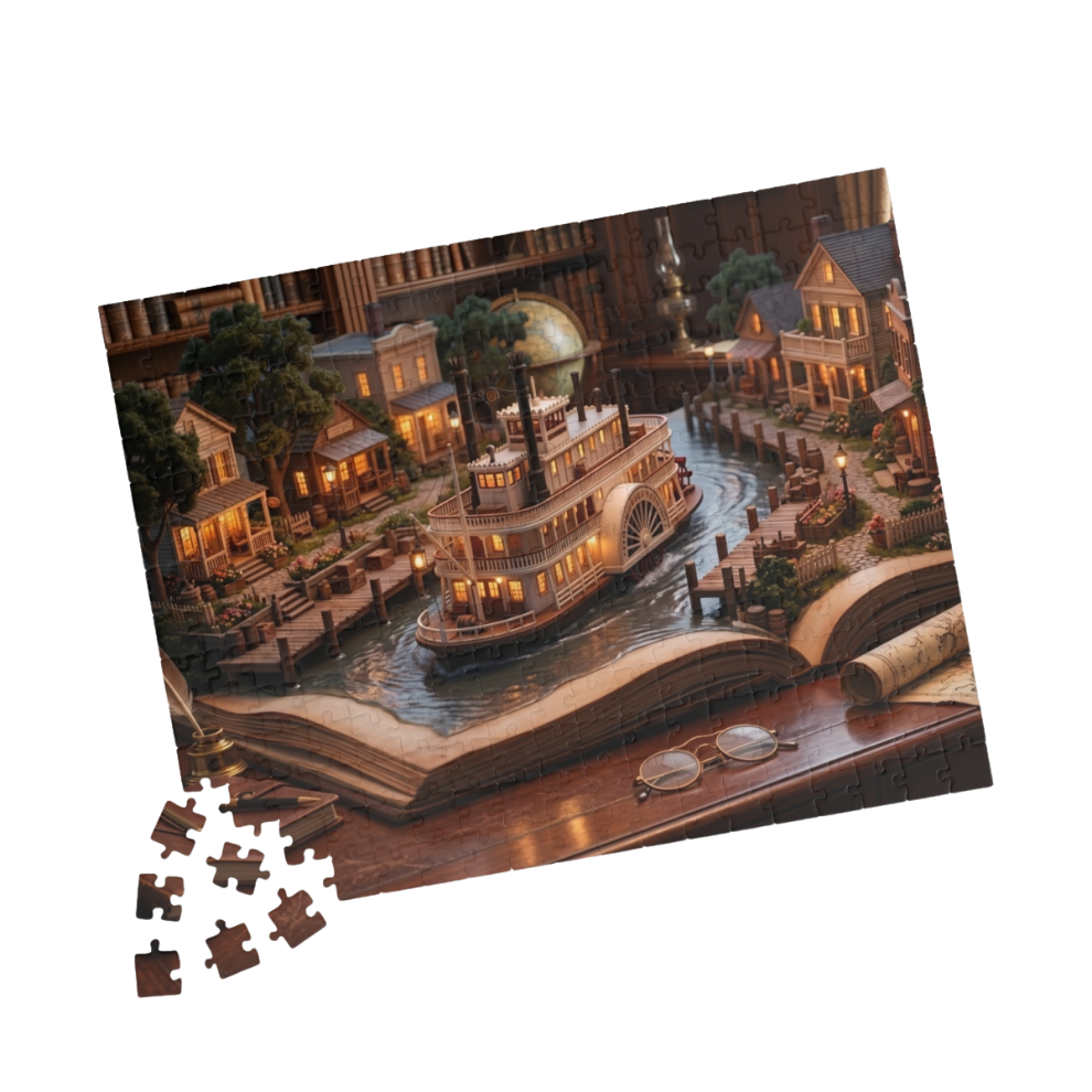 Storybook Steamboat Jigsaw Puzzle