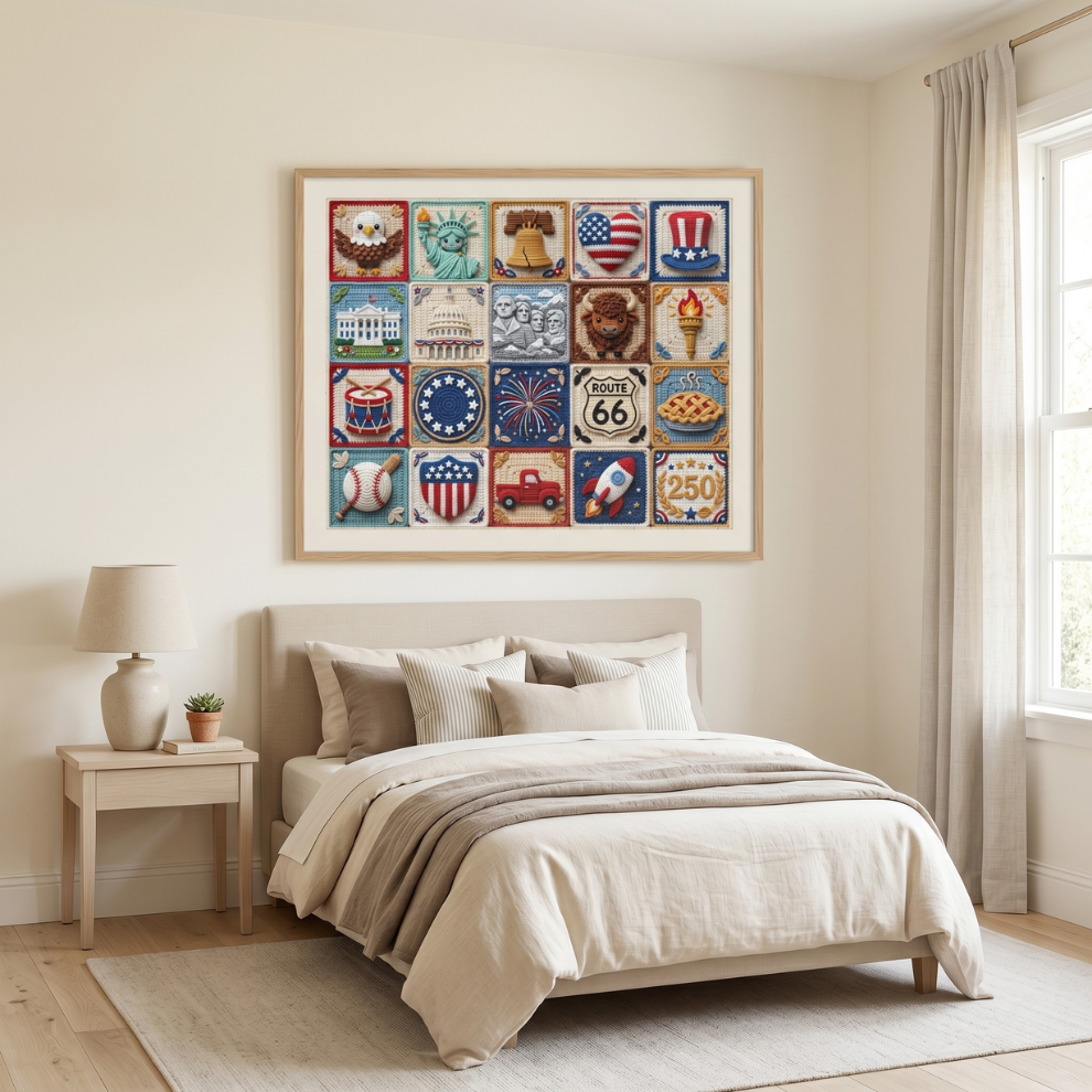 Americana Patchwork Jigsaw Puzzle