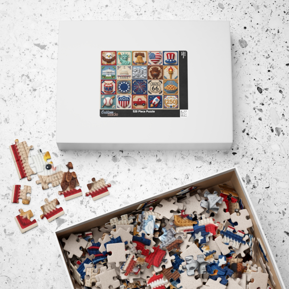 Americana Patchwork Jigsaw Puzzle