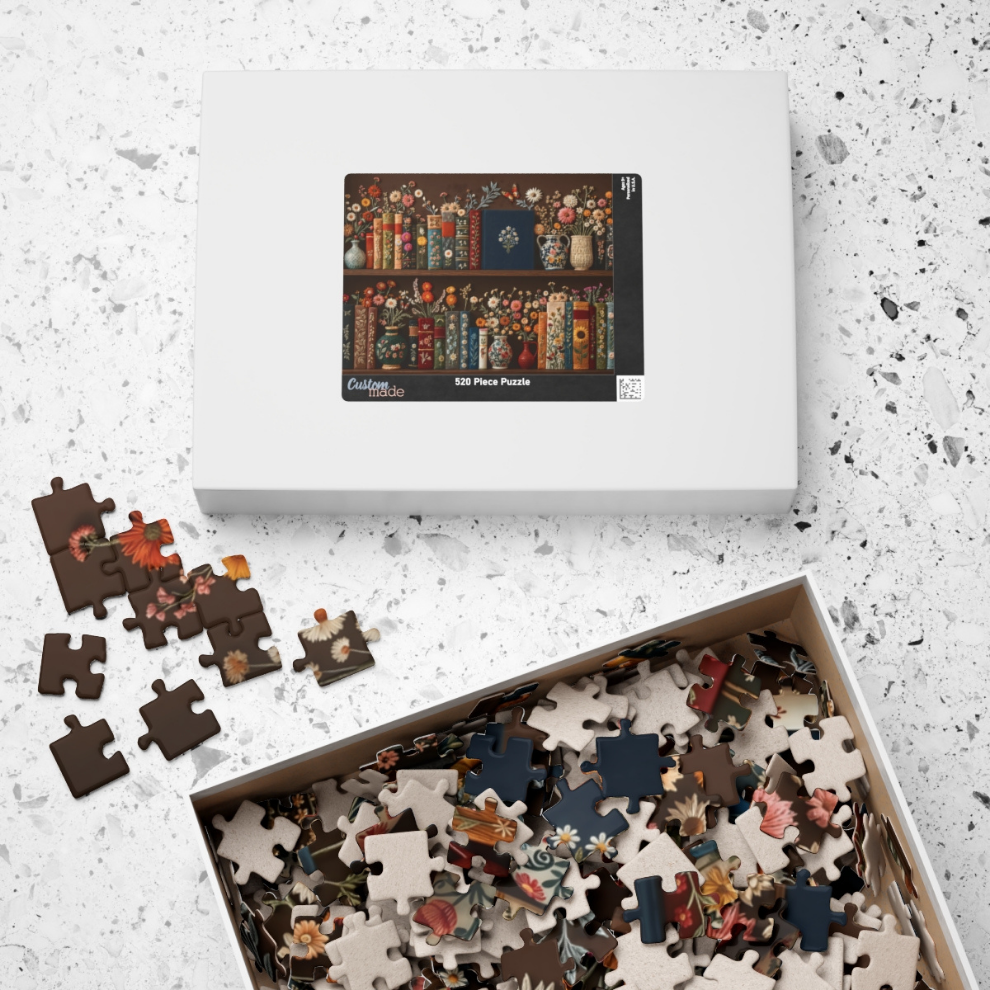 Books & Blooms Jigsaw Puzzle