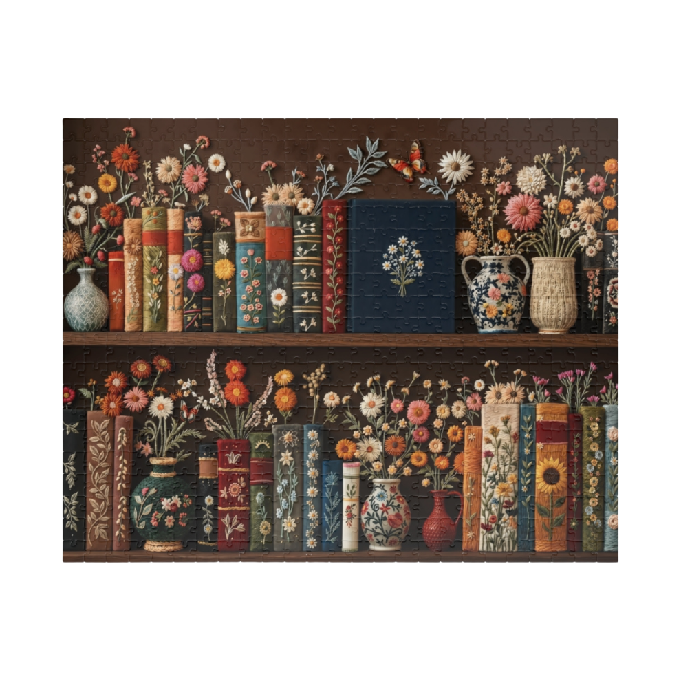 Books & Blooms Jigsaw Puzzle