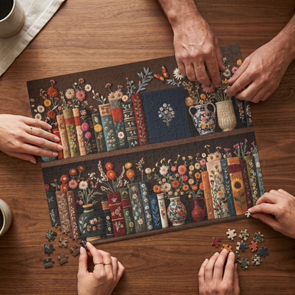 Books & Blooms Jigsaw Puzzle