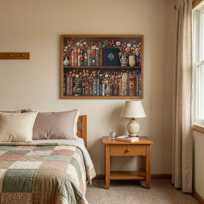 Books & Blooms Jigsaw Puzzle