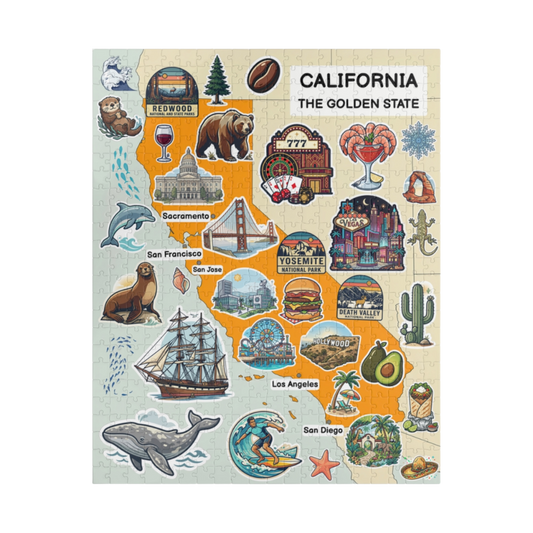 California Map Jigsaw Puzzle