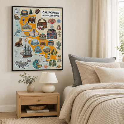 California Map Jigsaw Puzzle