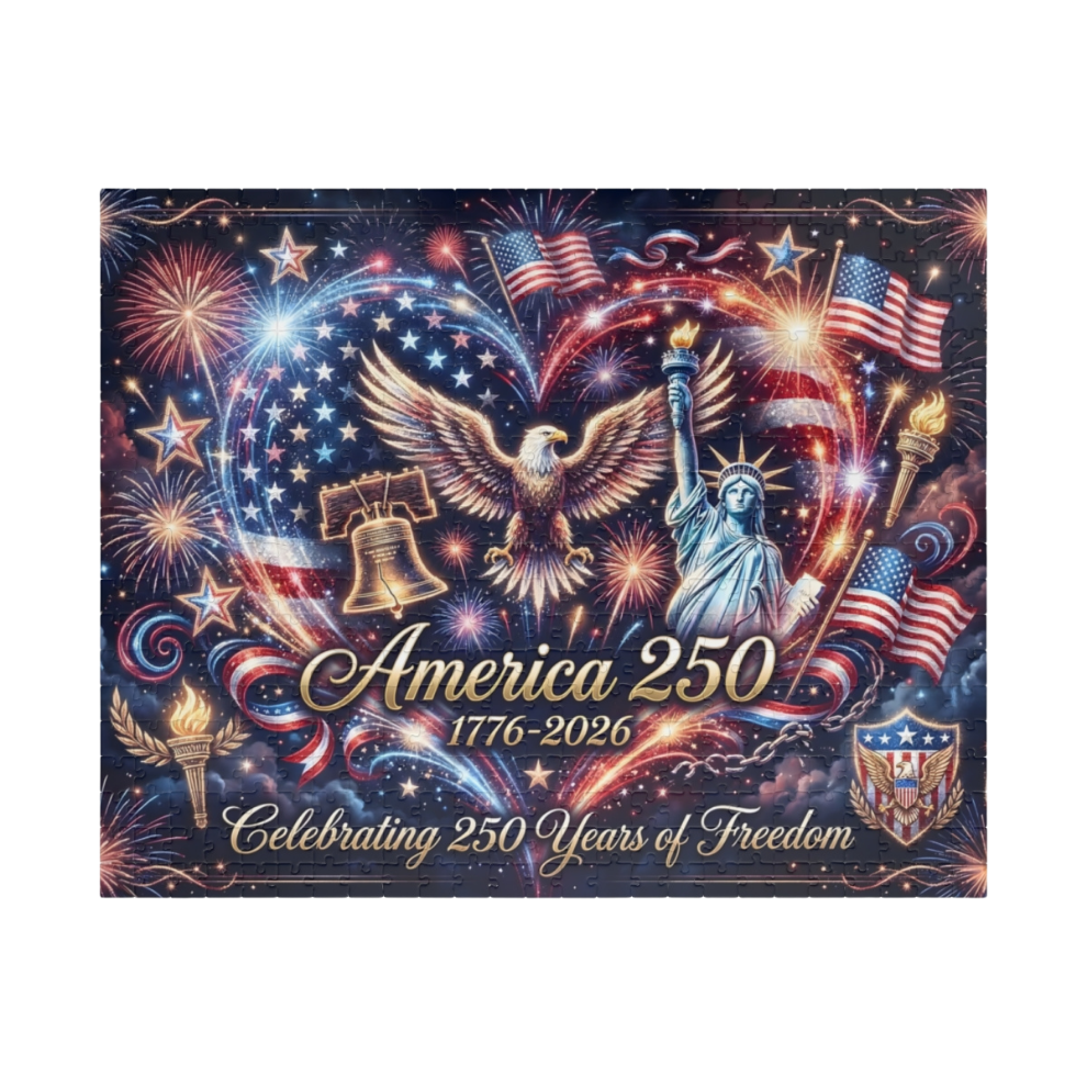 Fireworks USA 250 Anniversary Jigsaw Puzzle