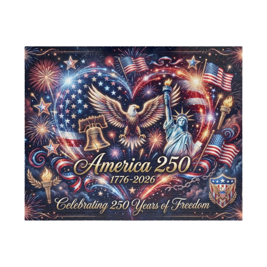 Fireworks USA 250 Anniversary Jigsaw Puzzle