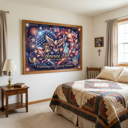 Fireworks USA 250 Anniversary Jigsaw Puzzle