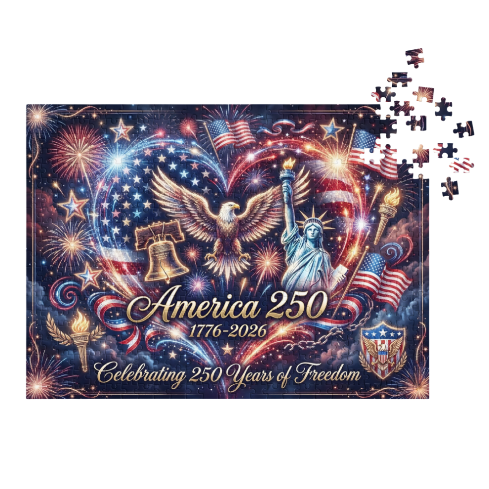 Fireworks USA 250 Anniversary Jigsaw Puzzle