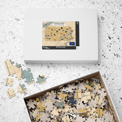 Pennsylvania Map Jigsaw Puzzle
