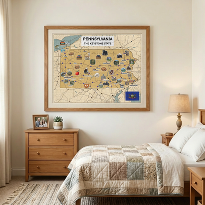 Pennsylvania Map Jigsaw Puzzle