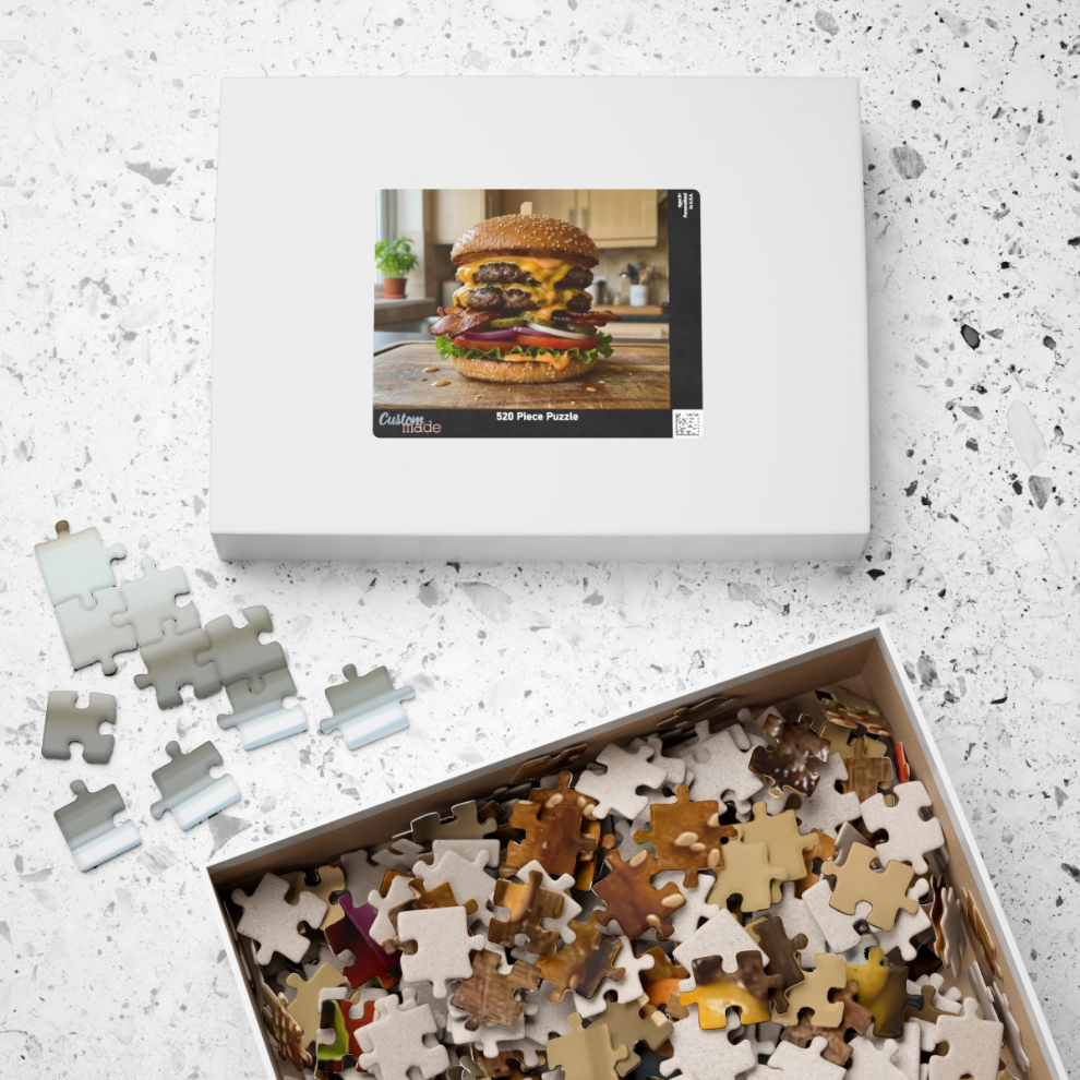 Realistic Burger Jigsaw Puzzle