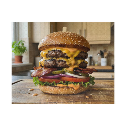 Realistic Burger Jigsaw Puzzle
