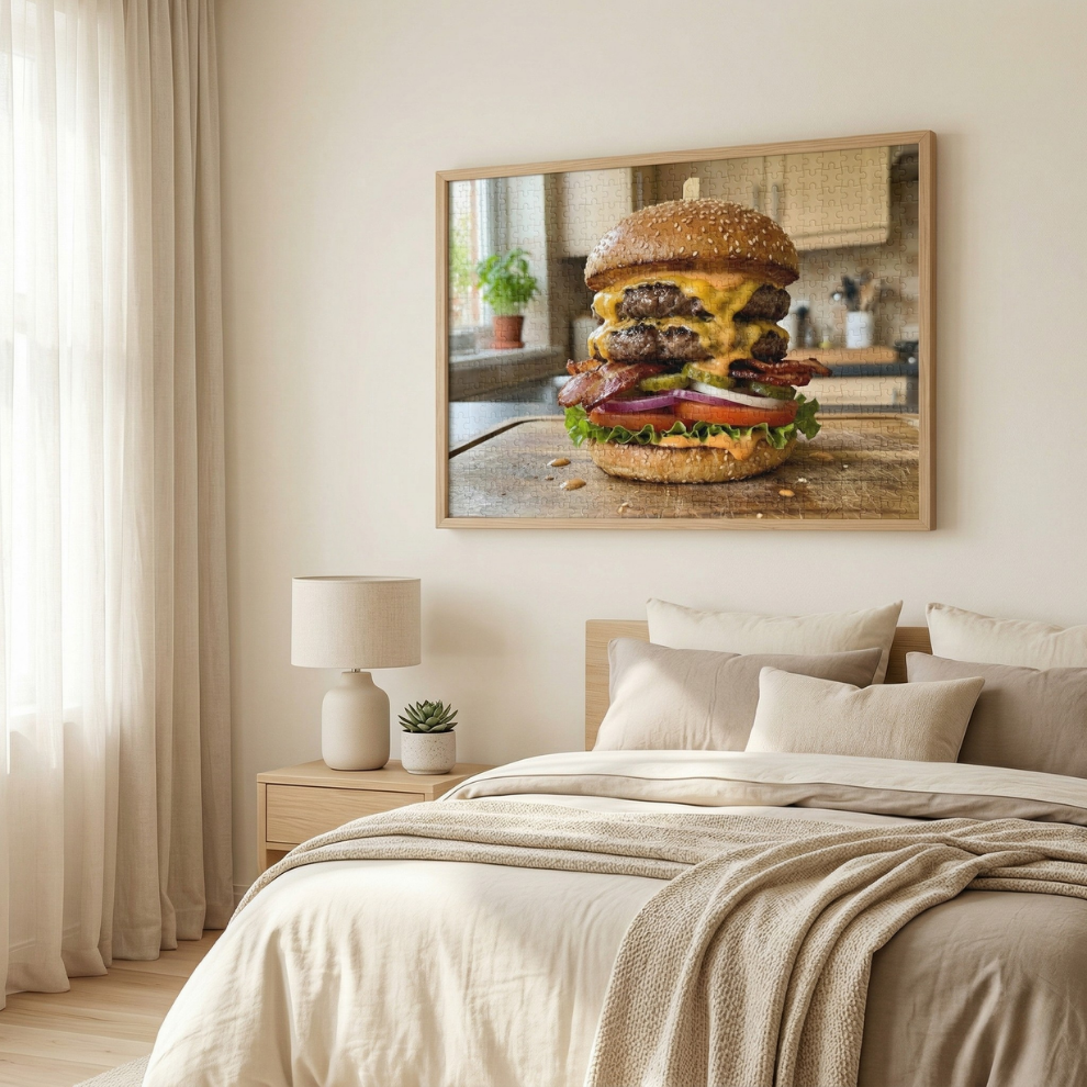Realistic Burger Jigsaw Puzzle