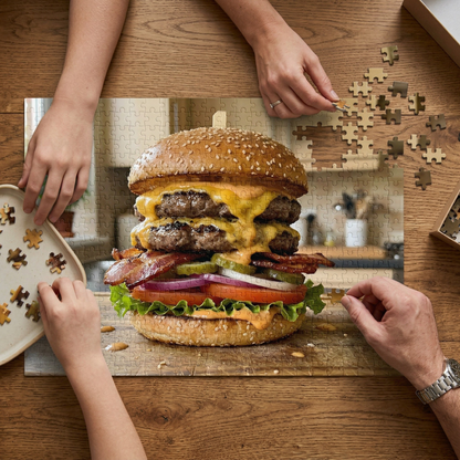 Realistic Burger Jigsaw Puzzle