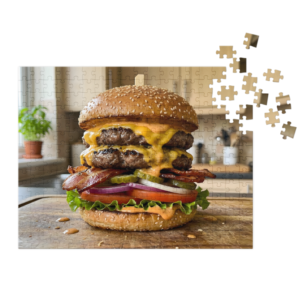 Realistic Burger Jigsaw Puzzle