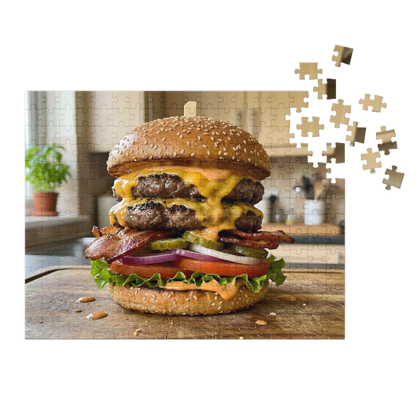 Realistic Burger Jigsaw Puzzle