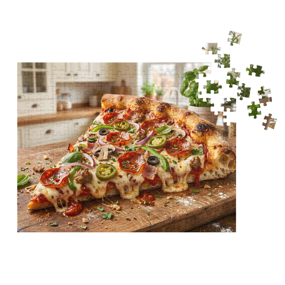 Realistic Pizza Jigsaw Puzzle
