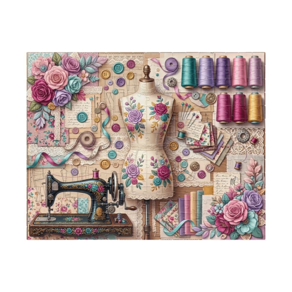Seamstress’s Garden Jigsaw Puzzle