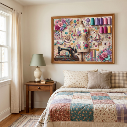 Seamstress’s Garden Jigsaw Puzzle