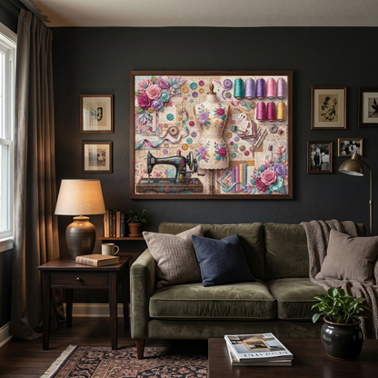 Seamstress’s Garden Jigsaw Puzzle