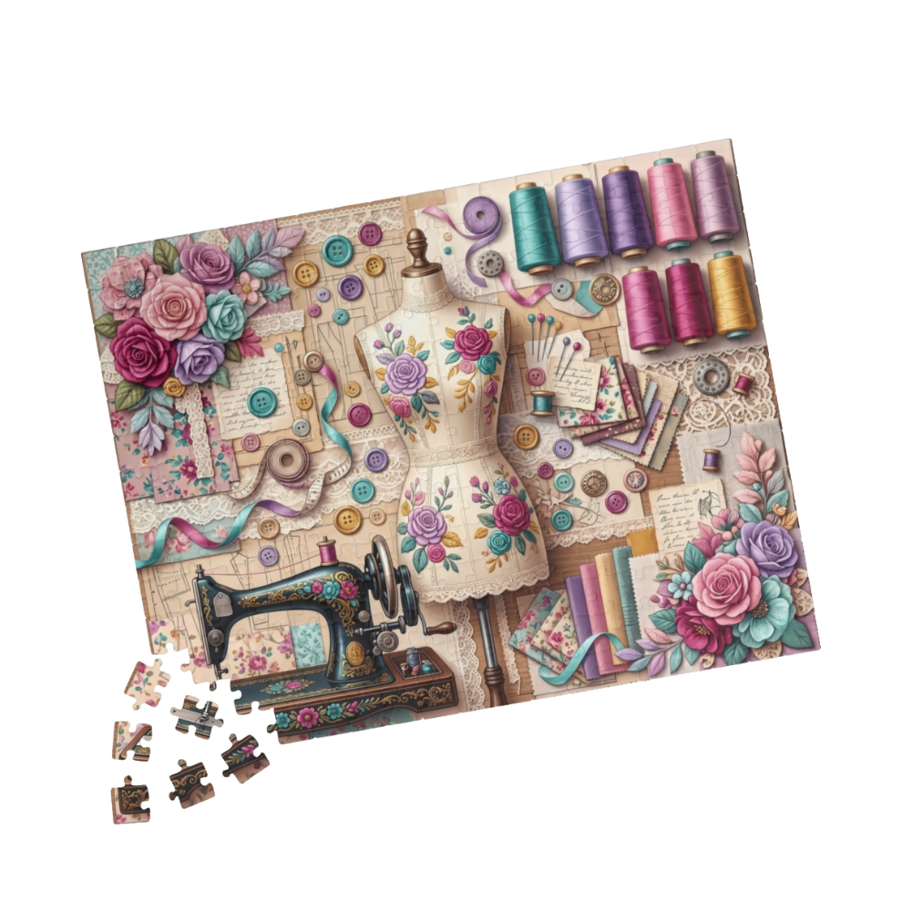 Seamstress’s Garden Jigsaw Puzzle