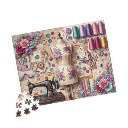 Seamstress’s Garden Jigsaw Puzzle