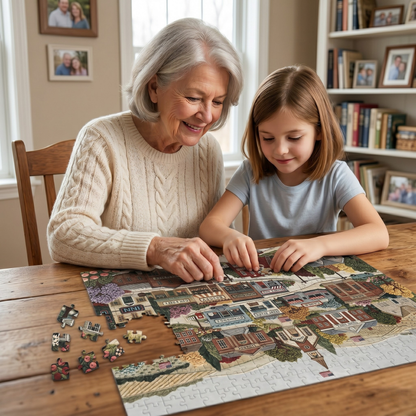 Small-Town America Jigsaw Puzzle