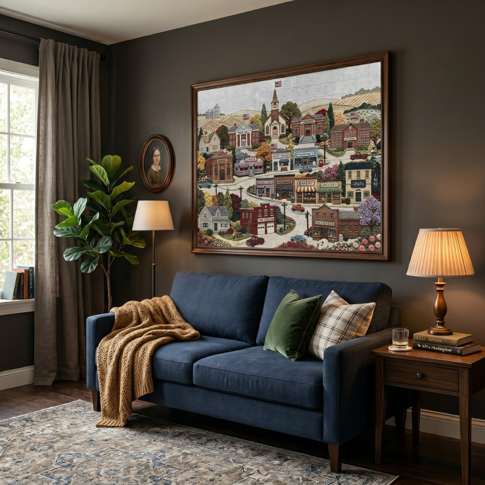 Small-Town America Jigsaw Puzzle