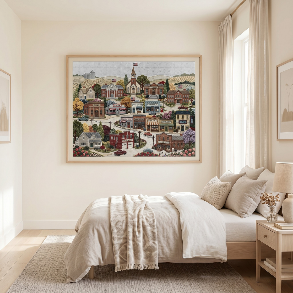 Small-Town America Jigsaw Puzzle