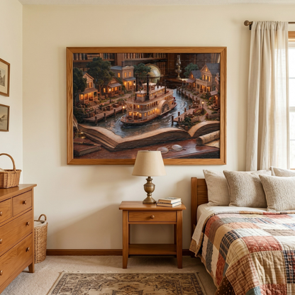 Storybook Steamboat Jigsaw Puzzle
