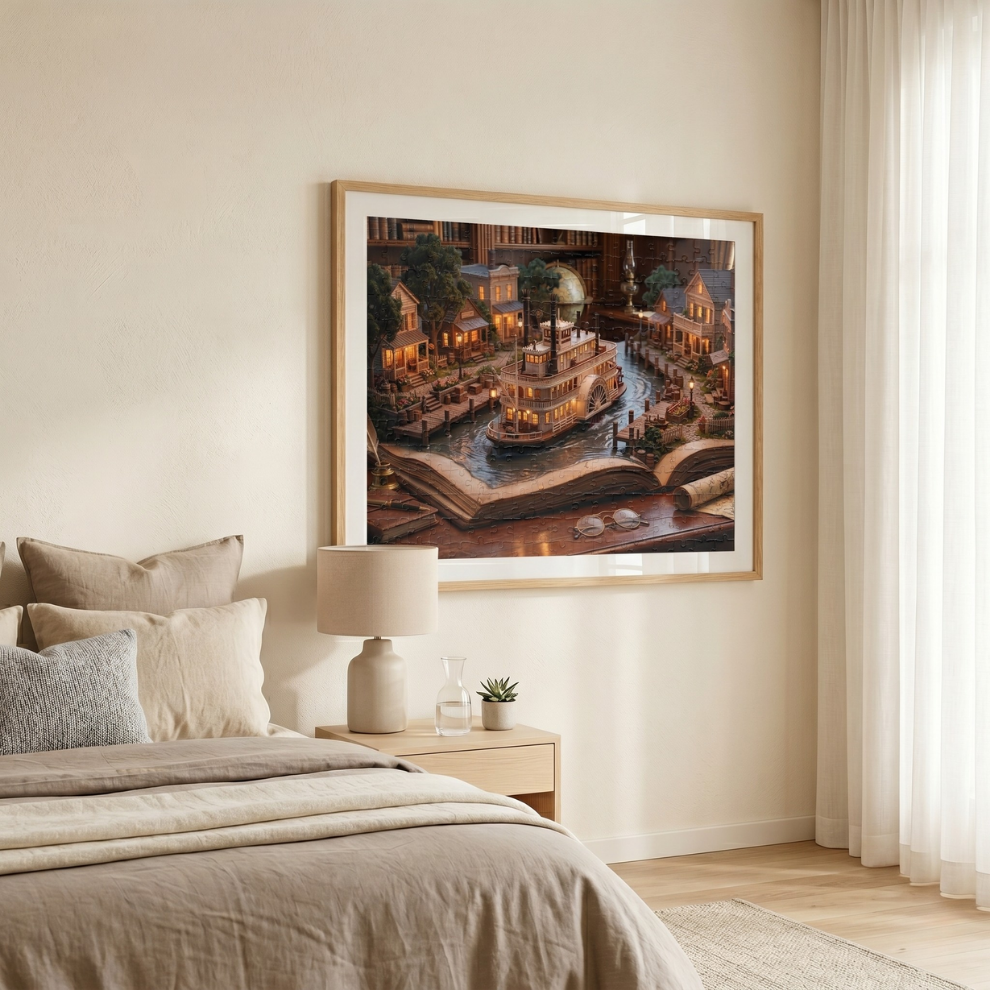 Storybook Steamboat Jigsaw Puzzle