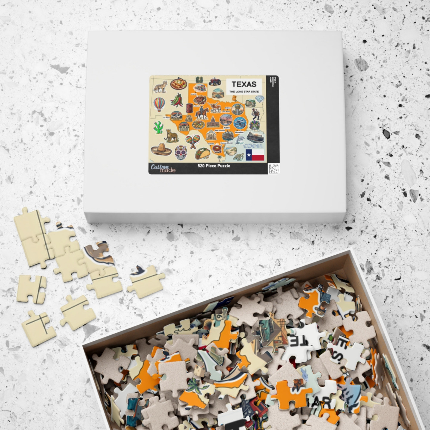 Texas Map Jigsaw Puzzle