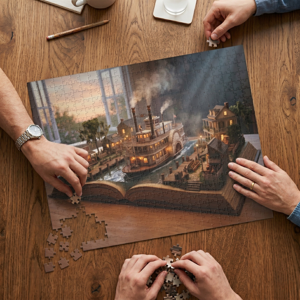 Voyage Between the Pages Jigsaw Puzzle